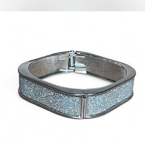 Silver Glitter Bracelet